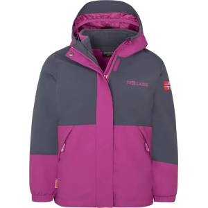 TROLLKIDS Детско 3-в-1 яке Trollkids Kid's Kjerak 3in1 Jacket 3-in-1 jacket - Graphite / Fresh Berry - размер 92 (EU) (703-4004-0911)