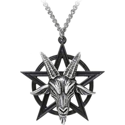 Alchemy gothic Колие с висулка ALCHEMY GOTHIC - Baphomet - Pewter - P906