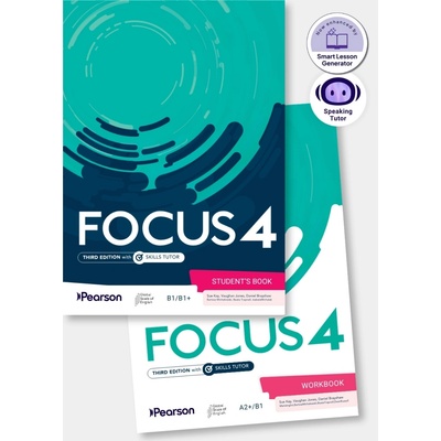 Focus 3rd Edition Level 4 Student´s Book and Workbook with Online Practice and AI