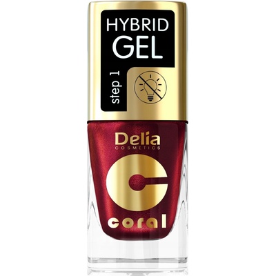 Delia cosmetics Coral hybrid GEL lak na nehty