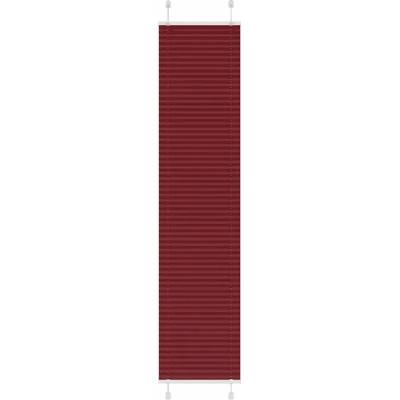 VidaXL Roleta plisé Bordó červená 45x200 cm Šířka látky