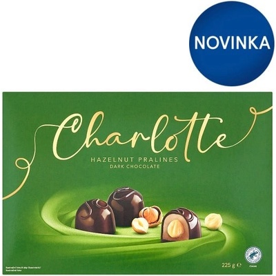 Charlotte Bonbóny z horkej čokolády s náplňou s lieskovými orieškami 225 g