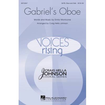 Gabriel's Oboe SATB, Oboe, Piano noty pro sbor SATB a klavír 1031163