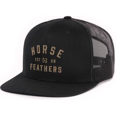 Horsefeathers Бейзболна шапка Sign - black Horsefeathers | Cheren | МЪЖЕ | ЕДИН РАЗМЕР