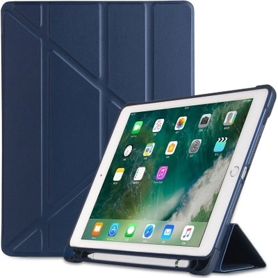 Vsetkonamobil LEATHER Apple iPad 9.7 2018 / 2017 / tablet Air 1 / 2 tmavomodrý 33299