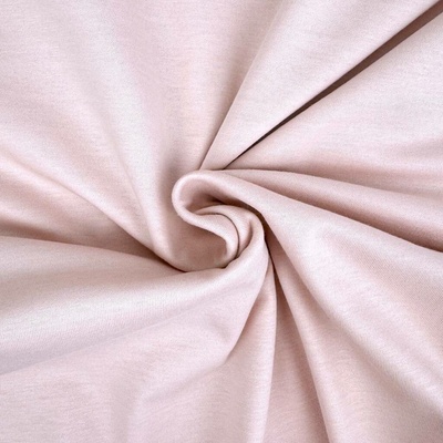 Tričkovina s lycrou Washed 200g - Růžová pudrová