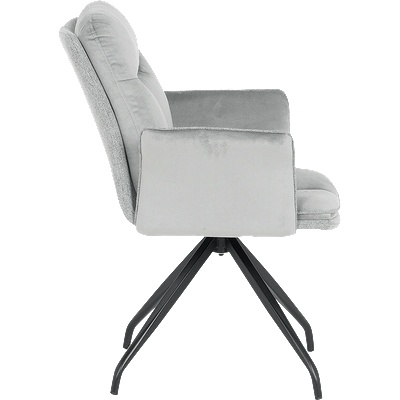 Carmen Трапезен стол marlow - бледо сив bf 2 (3532337)