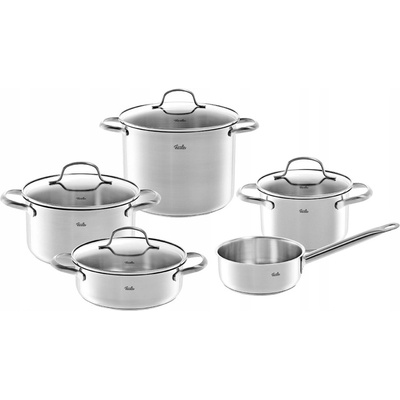 FISSLER Sada 5 hrncov z nehrdzavejúcej ocele s pokrievkami od San Francisca H3