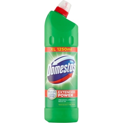 Domestos Extended Power Pine Fresh hustý, dezinfekčný čistiaci prostriedok 1250ml Domestos