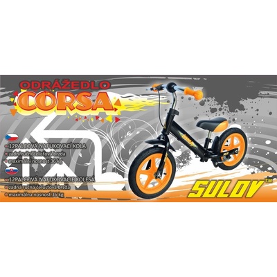 Sulov CORSA čierne-oranžové