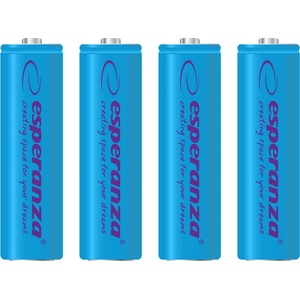 Esperanza Акумулаторна батерия NI-MH AA 2000mAh 4 бр синя 73330 (EZA104B)
