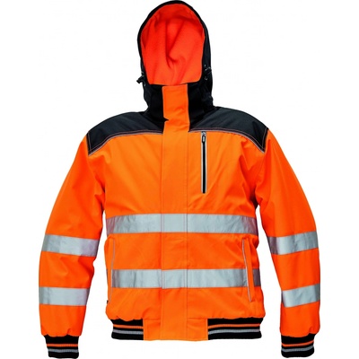 Cerva Knoxfield bunda HV WINTER PILOT zimní oranžová
