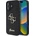 GUESS Калъф GUESS, PU Fixed Glitter 4G Metal Logo за iPhone 16, GUHCP16SHG4SGK, Черен (GUHCP16SHG4SGK)