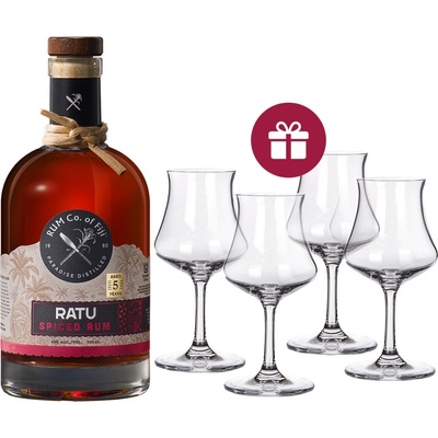 Ratu 5 Years Old Premium Fiji Orange Spiced Rum 40% 0,7 l (čistá fľaša)