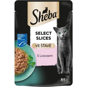 Sheba Select Slices плик с сьомга в сос 85 г