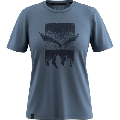 Salewa Дамска тениска Salewa Women's Eagle 3Cime T-Shirt - Java Blue - размер 38 (EU) (916-4541-0214)