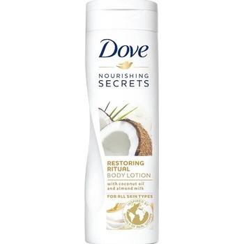 Dove Nourishing Secrets Restoring Ritual tělové mléko (Coconut Oil and Almond Milk) 400 ml