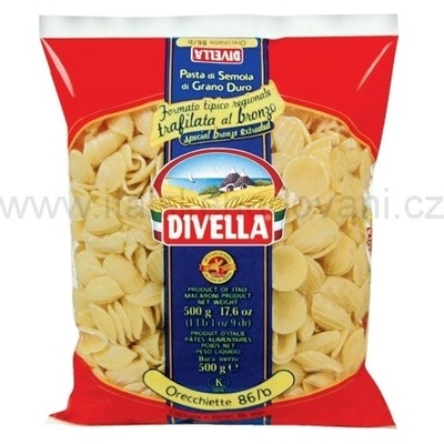 Divella Suché bezvaječné semolinové těstoviny Orecchiette Baresi 0,5 kg