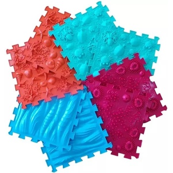 Ortho Puzzle Ortho Puzzle: Ортопедичен масажен килим комплект, 8 части - Море (ORT-SEA)