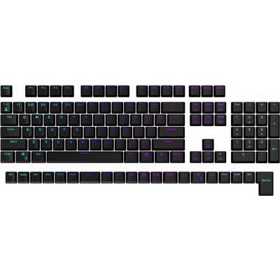 Endorfy PBT keycaps 124 ks černé EY0E001 – Zboží Živě