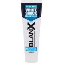 BlanX White Shock bieliaca pasta proti škvrnám na zubnej sklovine s okamžitým účinkom 75 ml