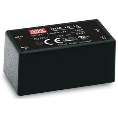 Spínaný napájecí zdroj 15 V, 10,05 W, Mean Well IRM-10-15