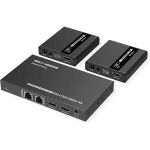 Roline VALUE 14.99. 3464 : HDMI сплитер 1x3 с екстендер 1x2 по Ethernet, 40 м (14.99.3464)