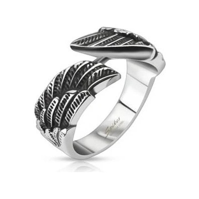 Šperky4U ocelový prsten křídla OPR0138