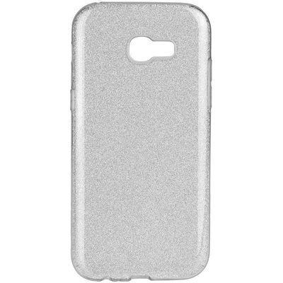 Forcell Блестящ Силиконов Калъф за Samsung A3 2016, Forcell Shining Case, Сребрист (5901737411310)