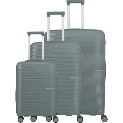 Набор пътни куфари Travelite Pacific S, M, L Anthracite Travelite | Siv | МЪЖЕ | UNI