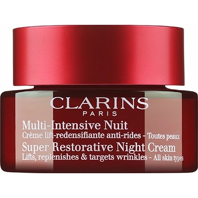 Clarins Super Restorative Night Cream All Skin Types нощен крем против стареене за всички типова кожа за жени 50 мл