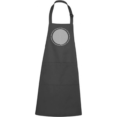 Dobrý Triko Zástěra s potiskem Jdeme na pivo Antracitová