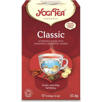 YOGI TEA Classic Bio ajurvédska čajová zmes 17 x 2,2 g