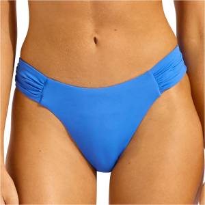 Seafolly Дамско бикини долнище Seafolly Seafolly Collective High Leg Ruched Side Pant Bikini bottom - Sapphire - размер 42 (EU) (150-4234-0816)