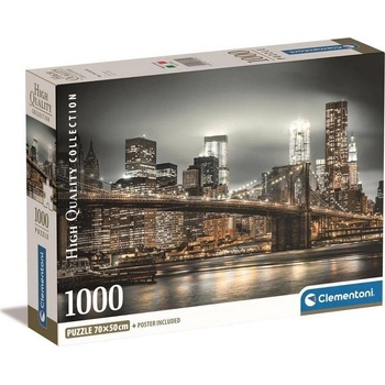 Clementoni New York Skyline Пъзел 1000 броя Град (39704 CLM)
