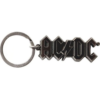 AC/DC 3D Silver Logo Ключодържател (ACDCKEY14)