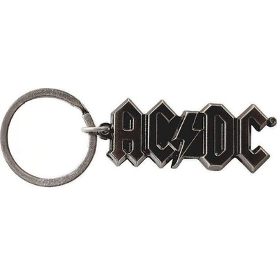 AC/DC 3D Silver Logo Ключодържател (ACDCKEY14)