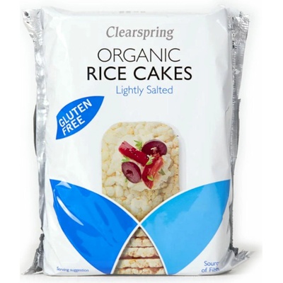 Clearspring Celozrnné rýžové chlebíčky z hnědé rýže bez lepku BIO jemně solené VEGAN 130 g – Hledejceny.cz
