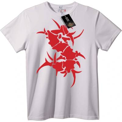NOONEBRAND Червен Символ Т-Шърт - 2XL, White