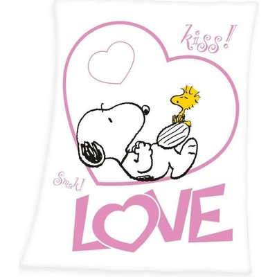 HERDING Fleece Deka Snoopy Love