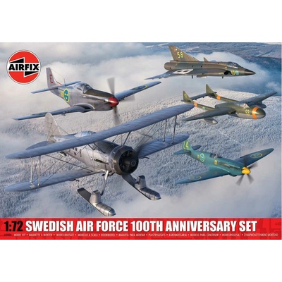 Airfix Swedish Air Force 100th Anniversary Set Multi Pack 1:72