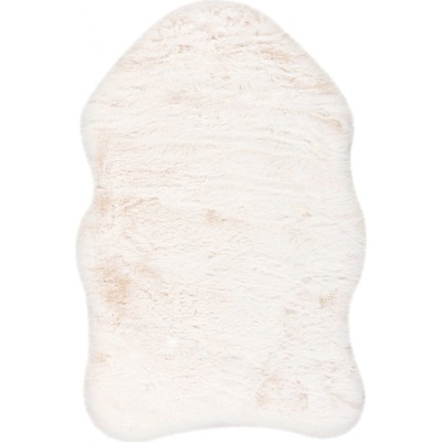 Happy Dekoračná kožušina imitácia ovce, umelá koža, 90 × 60 cm, ivory, HES800IVO6090