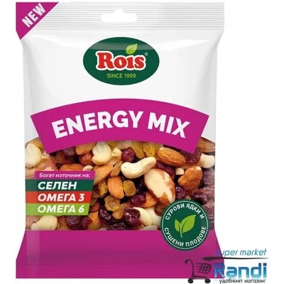 Rois Сурови ядки Rois energy mix 150гр
