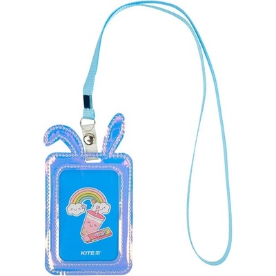 Вертикален бадж Kite Bunny детски с лента Син (1912025-03-K22-449-01)