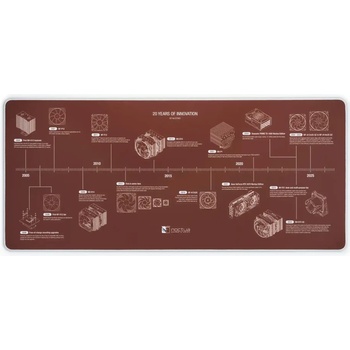 Image 1 of Noctua Подложка за мишка Noctua NP-DM3, 20-Year Anniversary Desk mat, Кафява (NP-DM3)