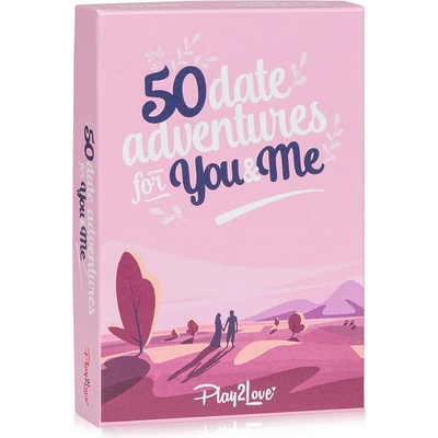 Spielehelden 50 Date Adventures for You & Me, игра с карти за двойки, 50 карти на английски език (PLAY2-15) (PLAY2-15)