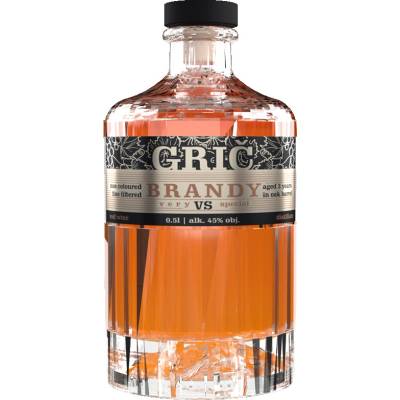 Grič BRANDY 45% 0,5 l (kartón)
