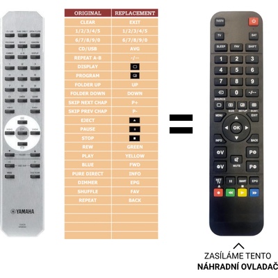 Dálkový ovladač Predátor Yamaha CD-S 300