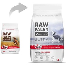 Vetexpert Raw Paleo Ultra Beef Puppy Medium Large 2 kg