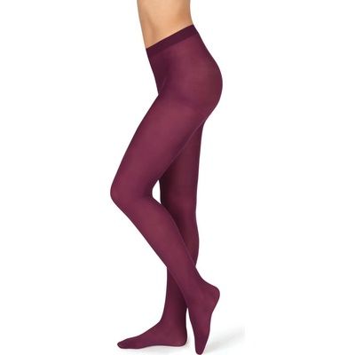 Evona Neprůhledné punčochové kalhoty EVINA 3 vínová
